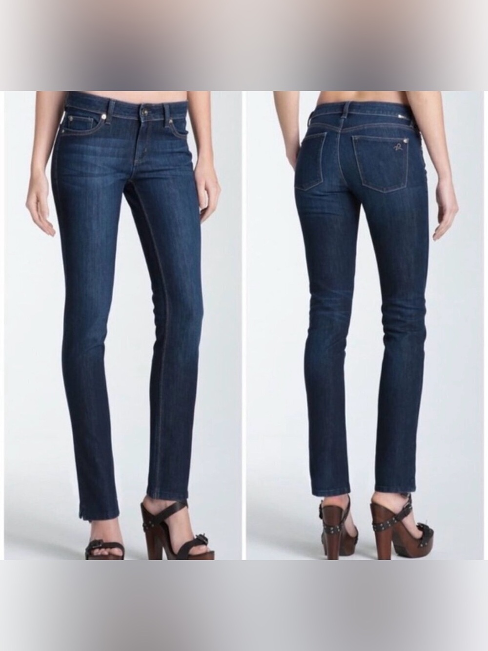 NWT DL1961 Angel Mid Rise Skinny Ankle Jeans Eclipse Blue - Size 29